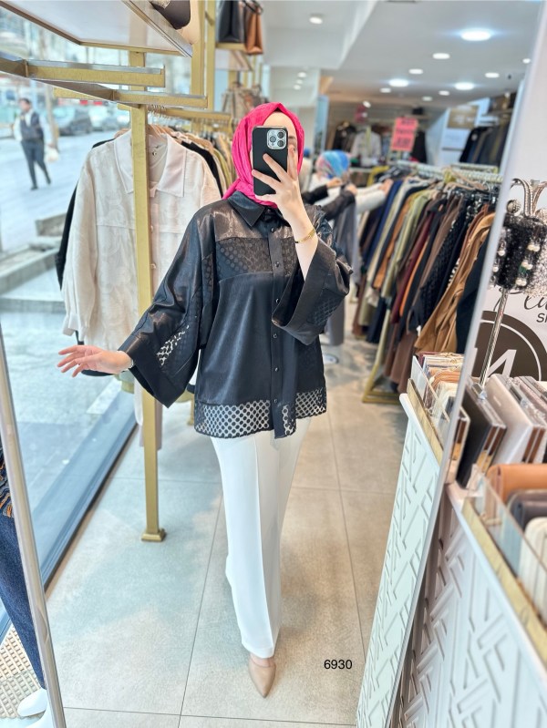 6930 Ahsen Saten Gömlek