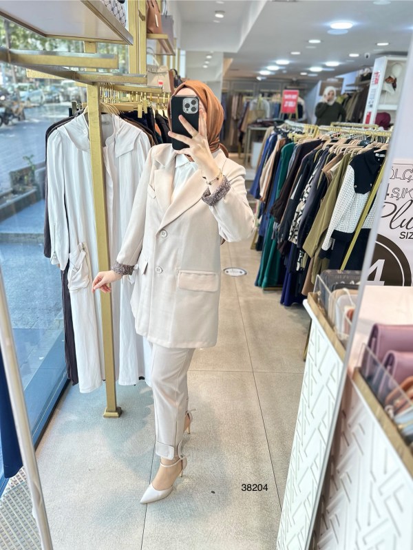 38204 Misswhence Özel Tasarım Ceket Takım