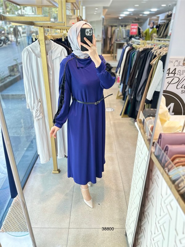 38800 Misswhence Kol Püskül Detaylı Elbise